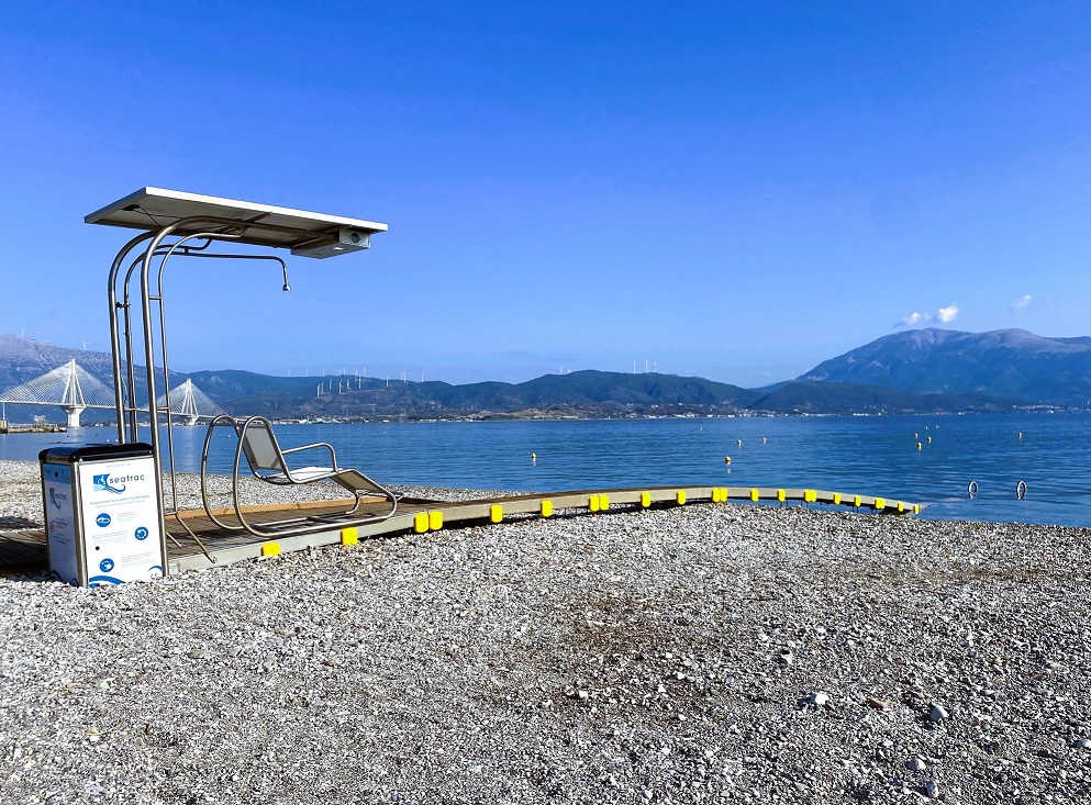 Dispositif de baignade PMR pour la mer, les lacs et les bases de loisirs