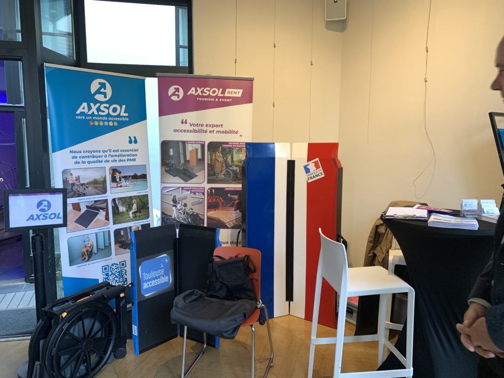 Stand Axsol rendez-vous des commerçants CCI