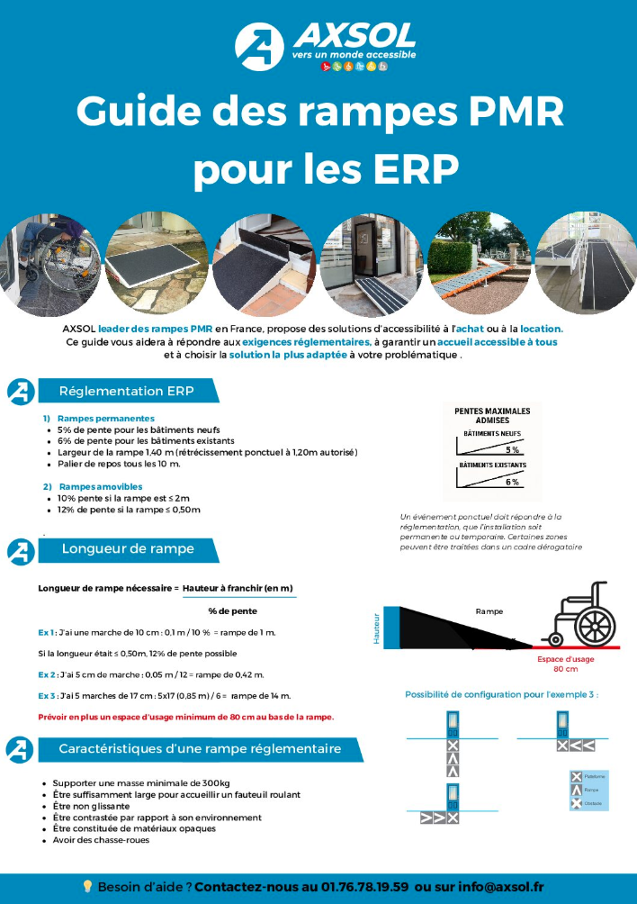 Guide des rampes PMR pour les ERP
