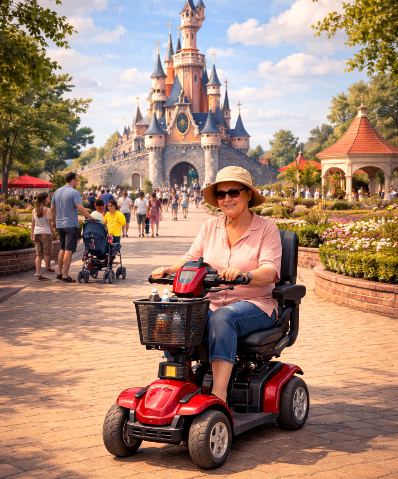 Location de scooter PMR à Disneyland Paris : pourquoi faire appel à un expert PMR et handicap ?