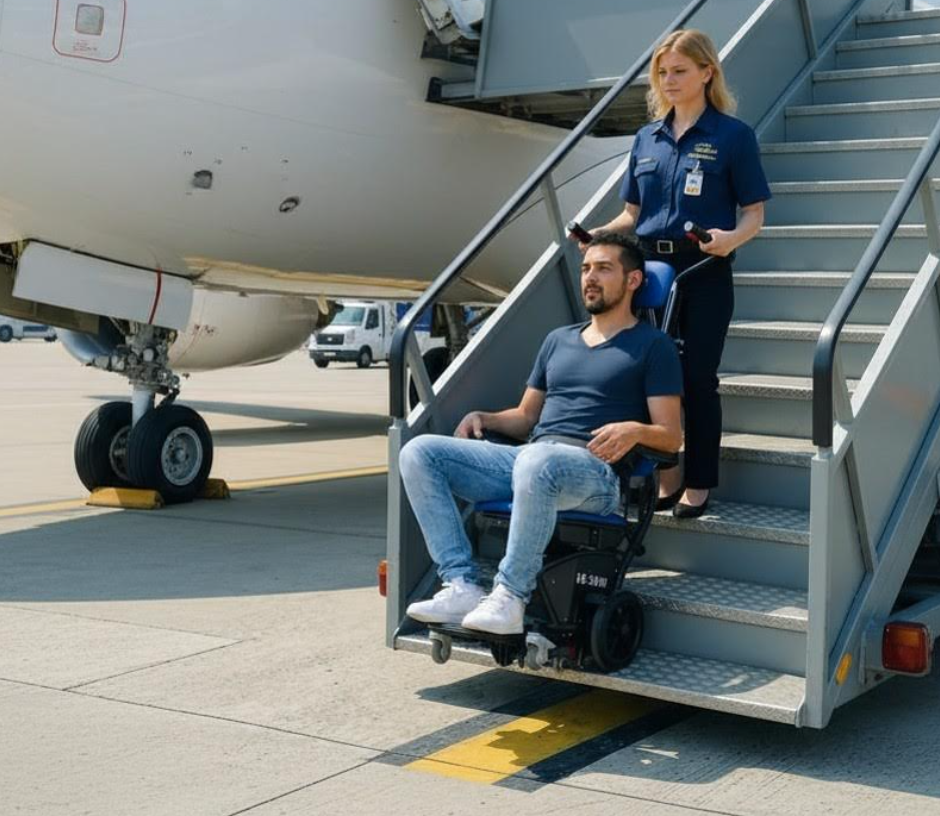 Quel monte-escalier choisir pour les escaliers d’avion et les environnements aéroportuaires ?