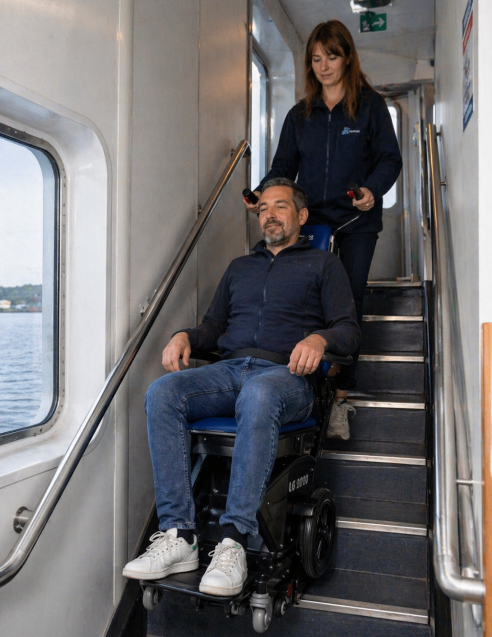 Comment gérer l’accessibilité PMR dans un ferry ou un bateau avec escaliers ?